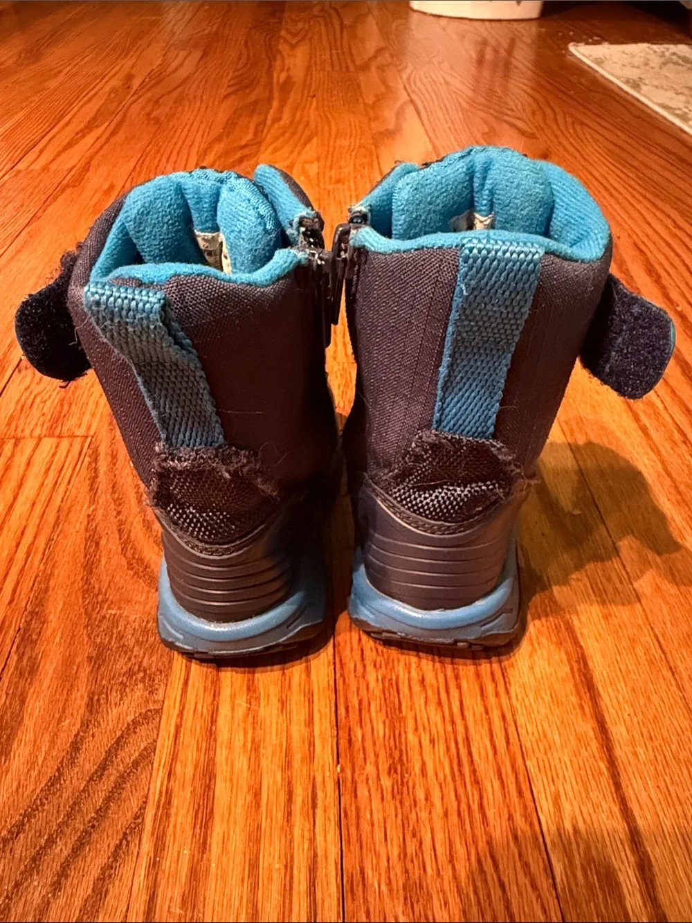 Carter's Navy and Bright Blue Kids Winter Boots